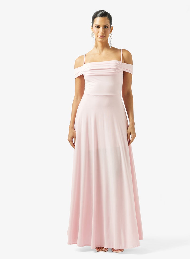 Ella Limited Edition Off Shoulder Dress With Slit - Image 1